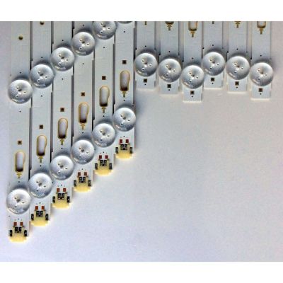 KIT DE LED´S PARA TV (12 PIEZAS) / SAMSUNG BN96-40097A / BN96-40098A / S_5U75_55_FL_R6_REV1.5_150514 / S_5U75_55_FL_L8_REV1.5_150514 / LM41-00135A / LM41-00136A PANEL CY-GK055HGAV5H JW47 / UN55MU6290FXZA AA02  - Imagen 2